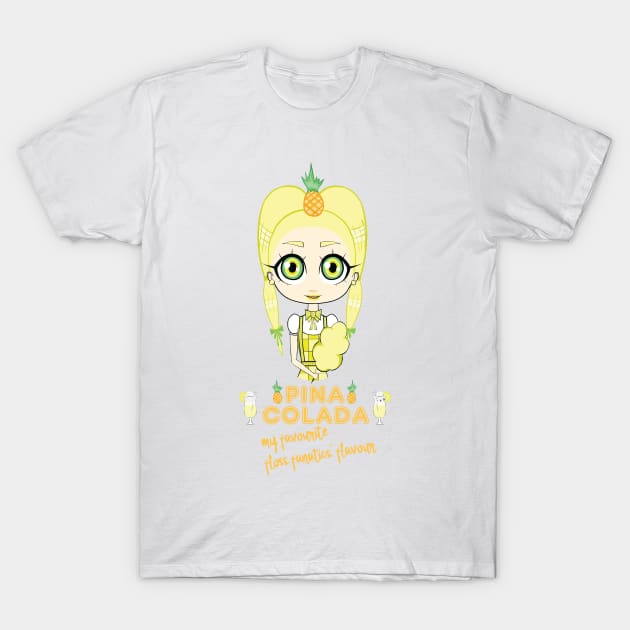 Pina Colada T-Shirt by Zilnation